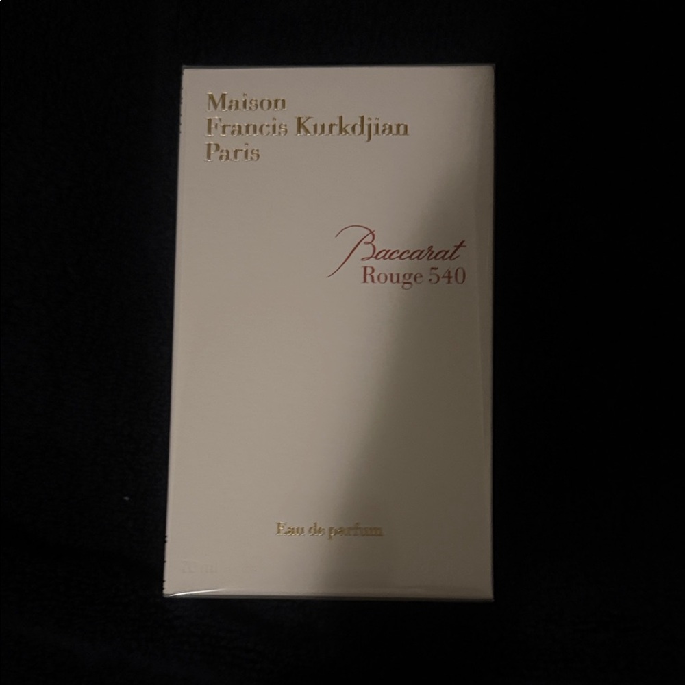 Maison Francis Kurkdjian Baccarat Rouge 540 in White and Gold